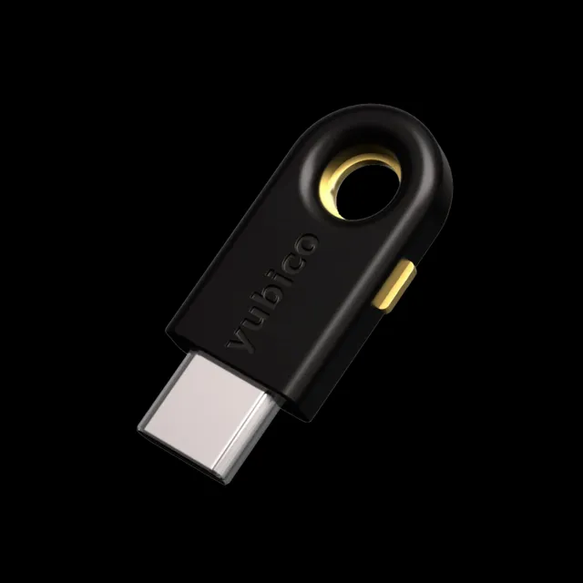 Апаратний ключ безпеки YubiKey 5C (USB-C) Yubi5Ccircle
