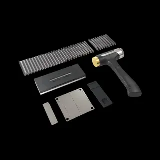 Титановий набір Stamp Seed Deluxe Titanium (Пластина + Молоток + Штампи)